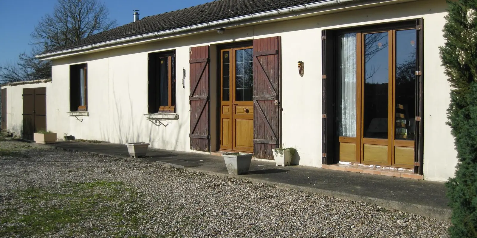 Pavillon de plain-pied à Beaussault : mini-site de vente avec bandeau « Vendu »
