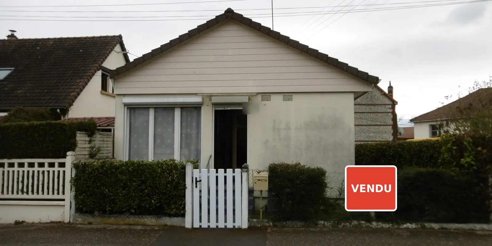 Maison de ville à Sotteville-lès-Rouen : mini-site de vente avec bandeau « Vendu »